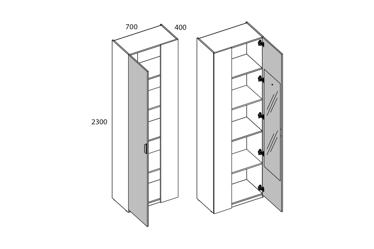 MODERN, Шкаф 1D/K70 Z. Цвет ПЕРСИДСКИЙ ЖЕМЧУГ MODERN, Шкаф 1D/K70 Z. Цвет ПЕРСИДСКИЙ ЖЕМЧУГ