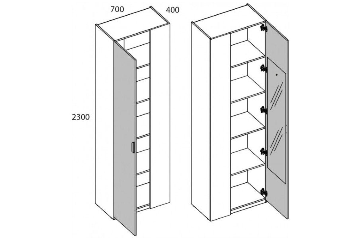 MODERN, Шкаф 1D/K70 Z. Цвет ПЕРСИДСКИЙ ЖЕМЧУГ MODERN, Шкаф 1D/K70 Z. Цвет ПЕРСИДСКИЙ ЖЕМЧУГ