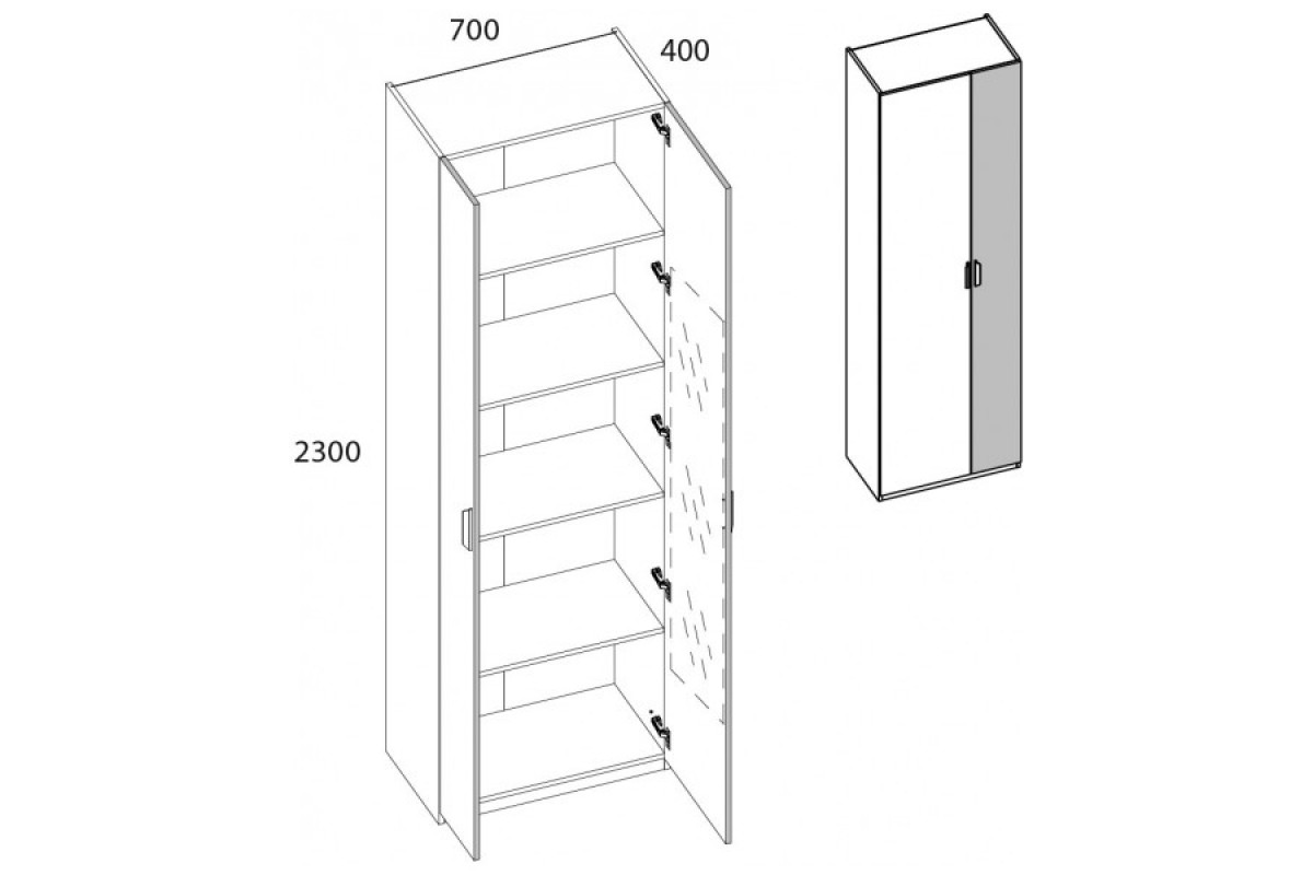 MODERN, Шкаф 2D/70 Z. Цвет ПЕРСИДСКИЙ ЖЕМЧУГ MODERN, Шкаф 2D/70 Z. Цвет ПЕРСИДСКИЙ ЖЕМЧУГ