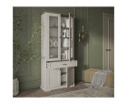 TOSCANA NEW, Шкаф с витриной 2V2D1S. Цвет ПЕРСИДСКИЙ ЖЕМЧУГ/КАНЬОН TOSCANA NEW, Шкаф с витриной 2V2D1S. Цвет ПЕРСИДСКИЙ ЖЕМЧУГ/КАНЬОН