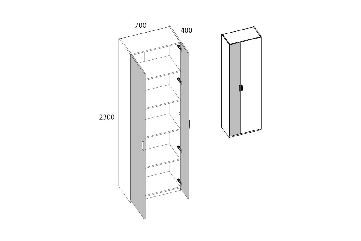 MODERN, Шкаф 2D/70. Цвет ПЕРСИДСКИЙ ЖЕМЧУГ MODERN, Шкаф 2D/70. Цвет ПЕРСИДСКИЙ ЖЕМЧУГ