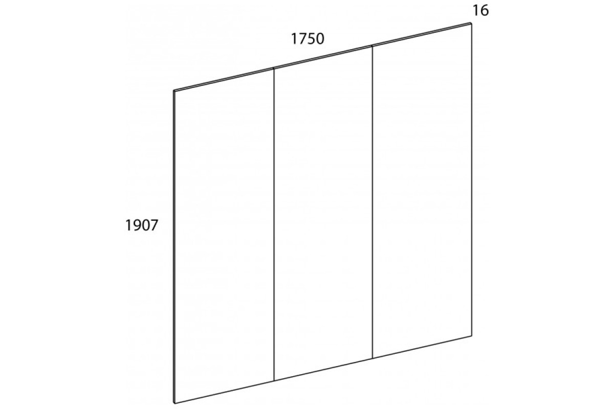MODERN, Панель стеновая 175 Н. Цвет ДУБ НАВАРРА MODERN, Панель стеновая 175 Н. Цвет ДУБ НАВАРРА