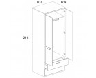 DOORSET, Шкаф 2DG2S. Цвет ДУБ НАВАРРА
