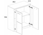 DOORSET, Тумба 2D. Цвет ДУБ НАВАРРА
