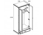 TOSCANA NEW, Шкаф 2DG1S. Цвет ПЕРСИДСКИЙ ЖЕМЧУГ/КАНЬОН TOSCANA NEW, Шкаф 2DG1S. Цвет ПЕРСИДСКИЙ ЖЕМЧУГ/КАНЬОН