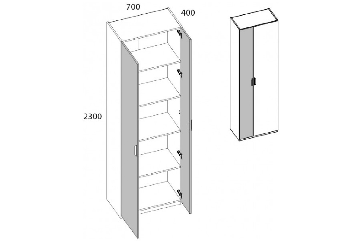 MODERN, Шкаф 2D/70. Цвет ПЕРСИДСКИЙ ЖЕМЧУГ MODERN, Шкаф 2D/70. Цвет ПЕРСИДСКИЙ ЖЕМЧУГ