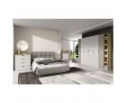 MODERN, Кровать 160 М с подъемником. Цвет ПЕРС ЖЕМЧУГ/LOFT GREY