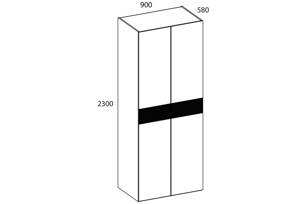 SIMPLE, Шкаф 2DG. Цвет БЕЛЫЙ / МОНТЕ / ДЖЕЛАТО SIMPLE, Шкаф 2DG. Цвет БЕЛЫЙ / МОНТЕ / ДЖЕЛАТО