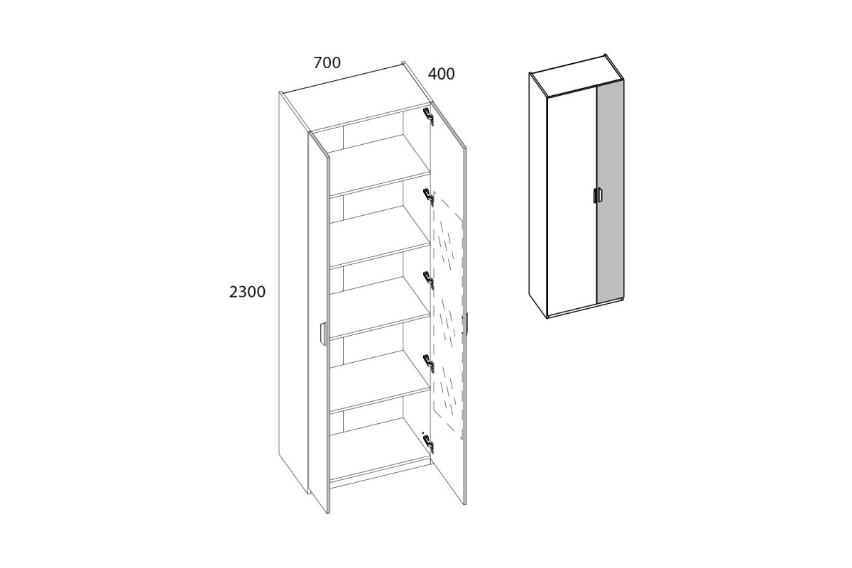 MODERN, Шкаф 2D/70 Z. Цвет ПЕРСИДСКИЙ ЖЕМЧУГ MODERN, Шкаф 2D/70 Z. Цвет ПЕРСИДСКИЙ ЖЕМЧУГ