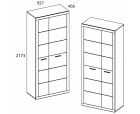Шкаф 2D OSKAR , цвет дуб Санремо Шкаф 2D OSKAR , цвет дуб Санремо
