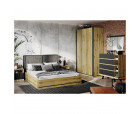 STREET, Кровать 160М с подъёмником. Цвет ДУБ НАВАРРА / ЧЁРНЫЙ STREET, Кровать 160М с подъёмником. Цвет ДУБ НАВАРРА / ЧЁРНЫЙ