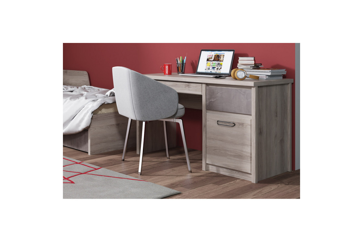 Стол 1D2S, JAZZ, цвет Каштан найроби/Оникс