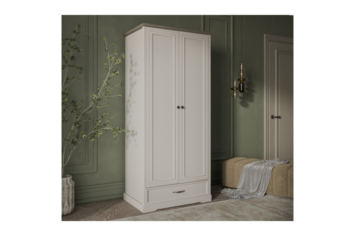 TOSCANA NEW, Шкаф 2DG1S. Цвет ПЕРСИДСКИЙ ЖЕМЧУГ/КАНЬОН TOSCANA NEW, Шкаф 2DG1S. Цвет ПЕРСИДСКИЙ ЖЕМЧУГ/КАНЬОН