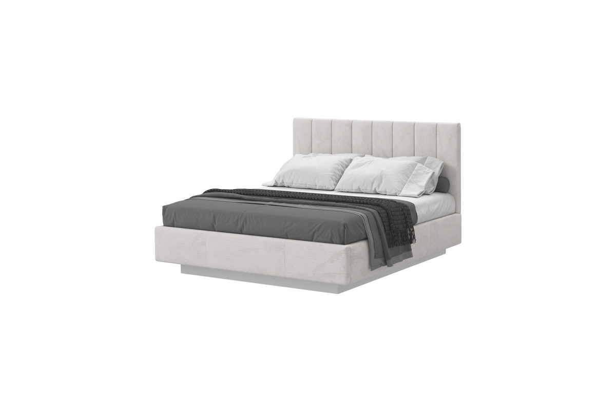 Кровать SABRINA 160 с подъемником. Цвет AOPLUSH  PEBBLE