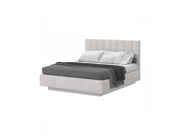 Кровать SABRINA 160 с подъемником. Цвет AOPLUSH  PEBBLE
