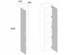 MODERN, Шкаф 1DG. Цвет ПЕРСИДСКИЙ ЖЕМЧУГ MODERN, Шкаф 1DG. Цвет ПЕРСИДСКИЙ ЖЕМЧУГ