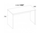 DOORSET, Стол письменный 140. Цвет ДУБ НАВАРРА DOORSET, Стол письменный 140. Цвет ДУБ НАВАРРА