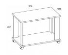 Стол журнальный L , TIFFANY, цвет вудлайн кремовый