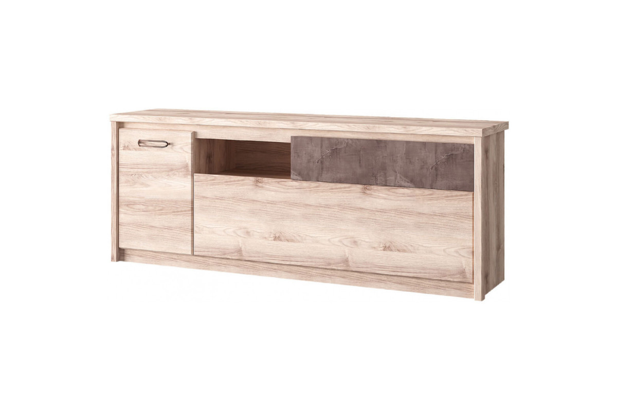 Тумба RTV 2D1SN, JAZZ, Цвет КАШТАН НАЙРОБИ / ОНИКС Тумба RTV 2D1SN, JAZZ, Цвет КАШТАН НАЙРОБИ / ОНИКС