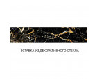 WHITEBLACK, Шкаф с витриной 2V2D. Цвет БЕЛЫЙ / БЕЛЫЙ ГЛЯНЕЦ