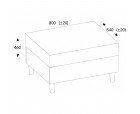 МЯГКАЯ МЕБЕЛЬ, Пуф LOFT. Цвет SIMPLE 54