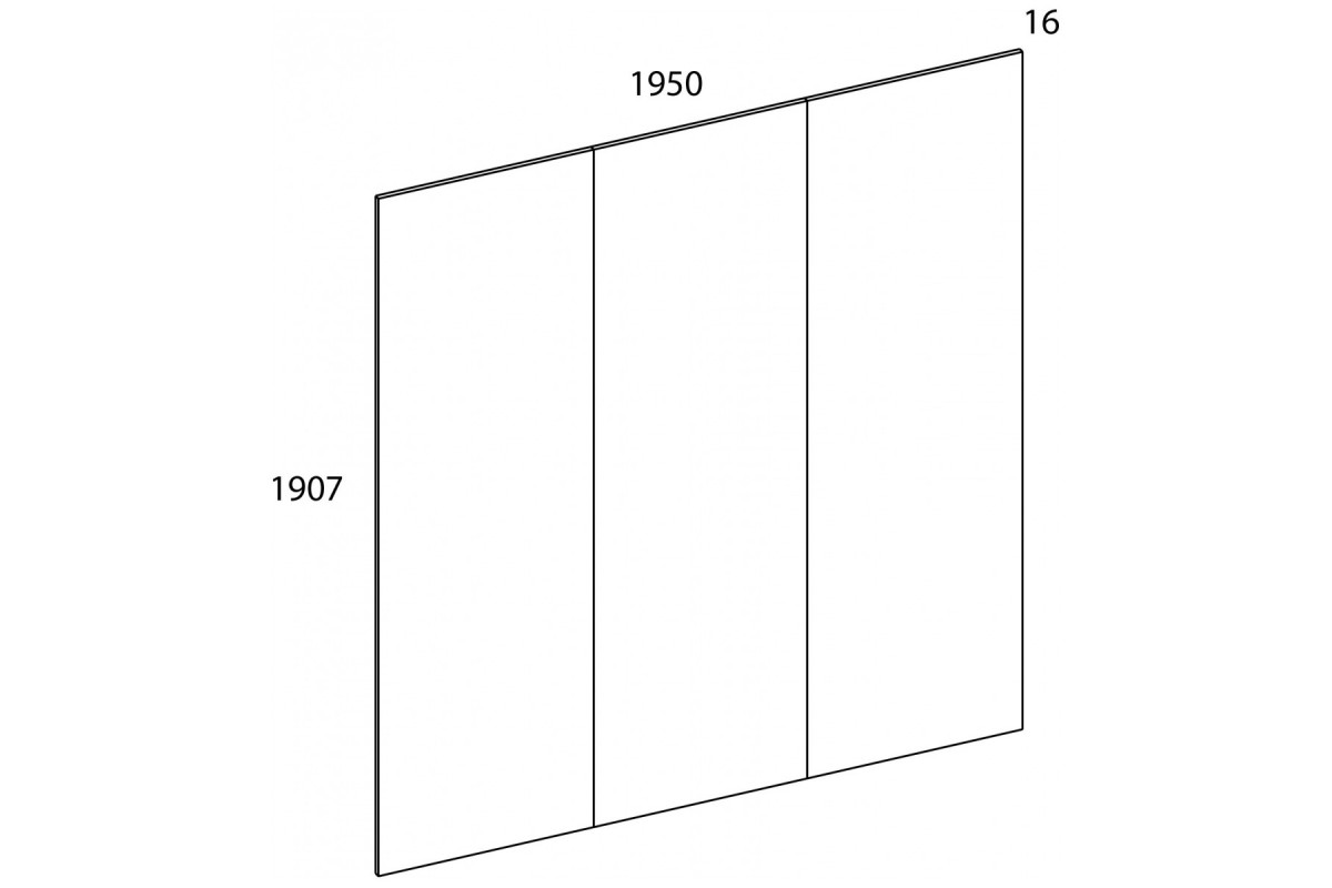 MODERN, Панель стеновая 195 Н. Цвет ДУБ НАВАРРА MODERN, Панель стеновая 195 Н. Цвет ДУБ НАВАРРА