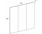 MODERN, Панель стеновая 175 Н. Цвет ДУБ НАВАРРА MODERN, Панель стеновая 175 Н. Цвет ДУБ НАВАРРА
