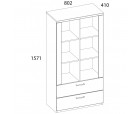 DOORSET, Шкаф открытый 2S6N. Цвет ДУБ НАВАРРА