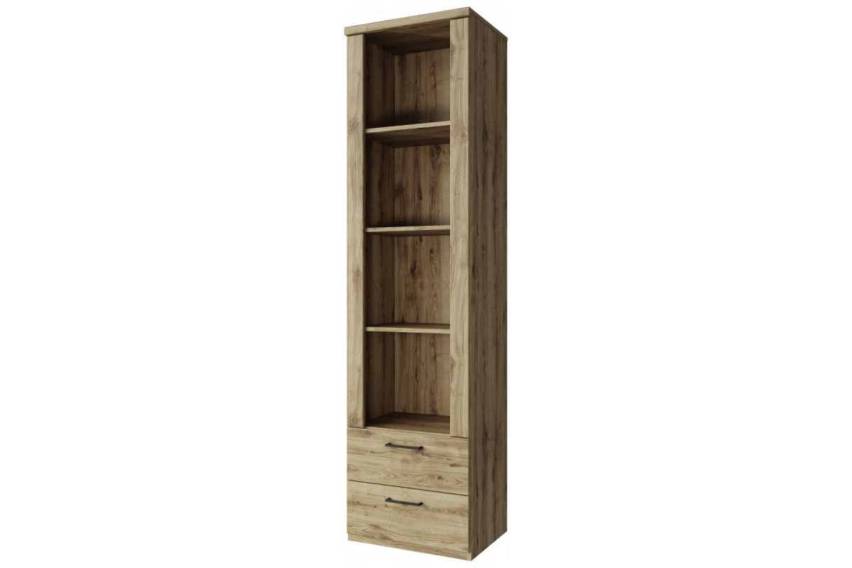 DOORSET, Шкаф открытый 2S4N. Цвет ДУБ НАВАРРА