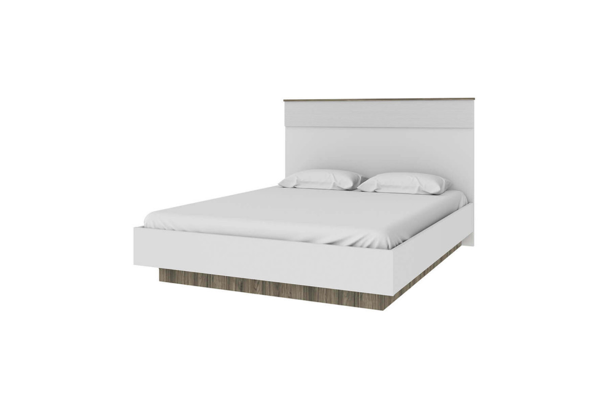 SIMPLE, Кровать 160 с подъемником. Цвет БЕЛЫЙ / МОНТЕ / ДЖЕЛАТО SIMPLE, Кровать 160 с подъемником. Цвет БЕЛЫЙ / МОНТЕ / ДЖЕЛАТО