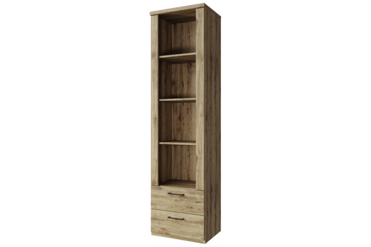 DOORSET, Шкаф открытый 2S4N. Цвет ДУБ НАВАРРА
