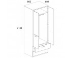 DOORSET, Шкаф 2DG2S. Цвет ДУБ НАВАРРА