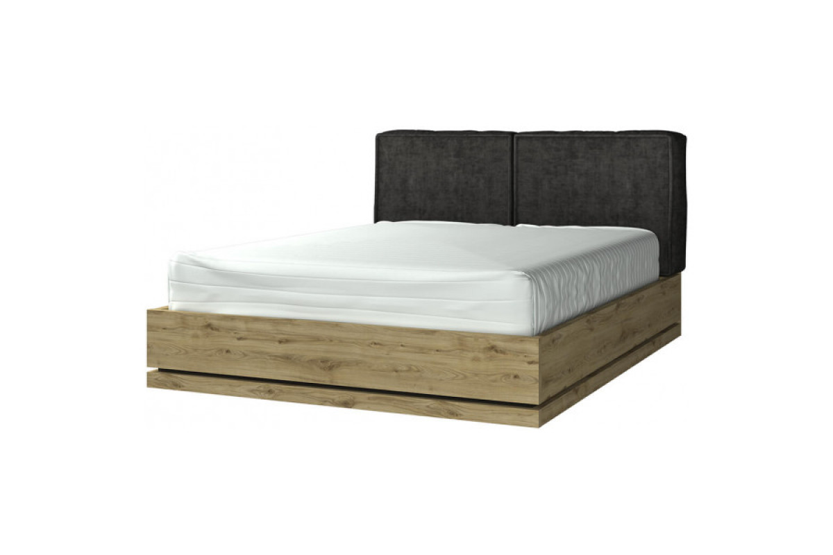 STREET, Кровать 160М с подъёмником. Цвет ДУБ НАВАРРА / ЧЁРНЫЙ STREET, Кровать 160М с подъёмником. Цвет ДУБ НАВАРРА / ЧЁРНЫЙ
