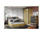 STREET, Кровать 160М с подъёмником. Цвет ДУБ НАВАРРА / ЧЁРНЫЙ STREET, Кровать 160М с подъёмником. Цвет ДУБ НАВАРРА / ЧЁРНЫЙ
