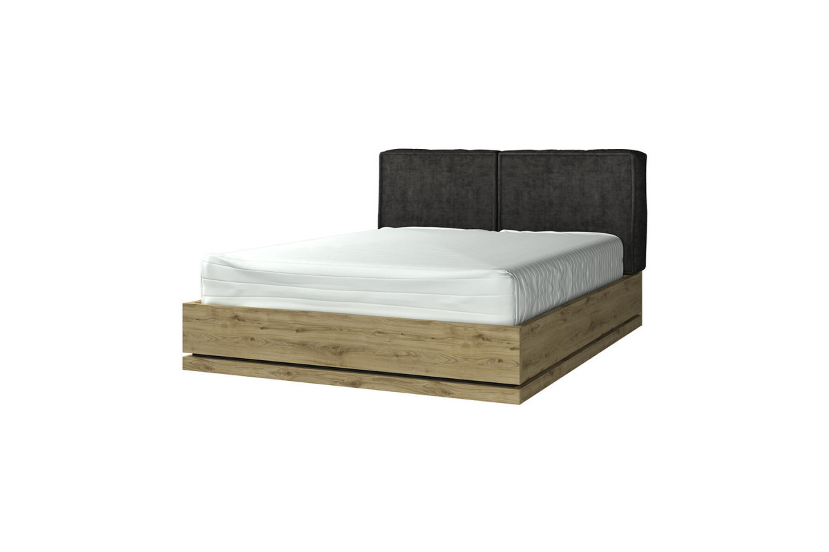 STREET, Кровать 160М с подъёмником. Цвет ДУБ НАВАРРА / ЧЁРНЫЙ STREET, Кровать 160М с подъёмником. Цвет ДУБ НАВАРРА / ЧЁРНЫЙ