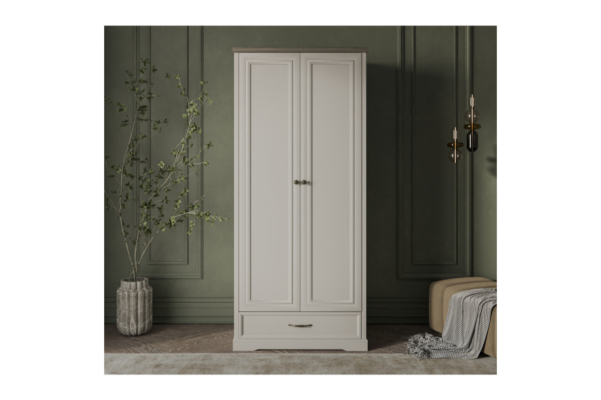 TOSCANA NEW, Шкаф 2DG1S. Цвет ПЕРСИДСКИЙ ЖЕМЧУГ/КАНЬОН TOSCANA NEW, Шкаф 2DG1S. Цвет ПЕРСИДСКИЙ ЖЕМЧУГ/КАНЬОН
