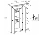 Ящик 46, JAZZ, Цвет КАШТАН НАЙРОБИ