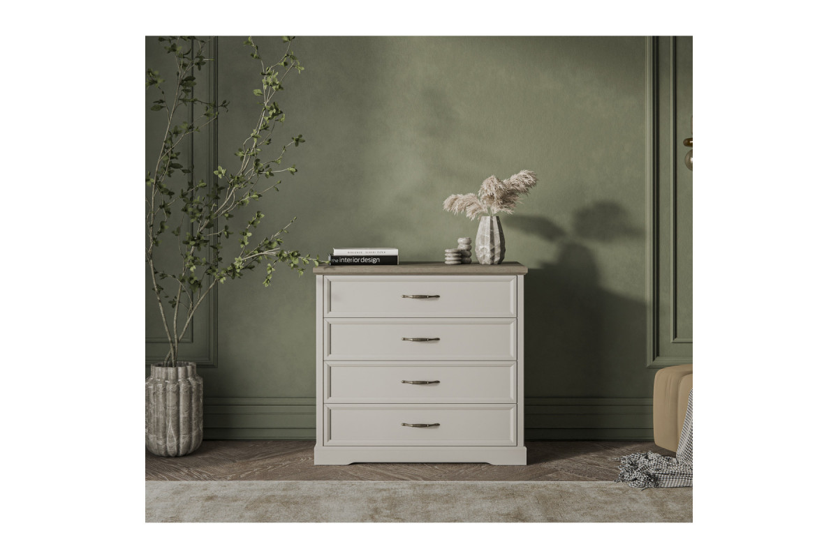 TOSCANA NEW, Комод 4S. Цвет ПЕРСИДСКИЙ ЖЕМЧУГ/КАНЬОН TOSCANA NEW, Комод 4S. Цвет ПЕРСИДСКИЙ ЖЕМЧУГ/КАНЬОН