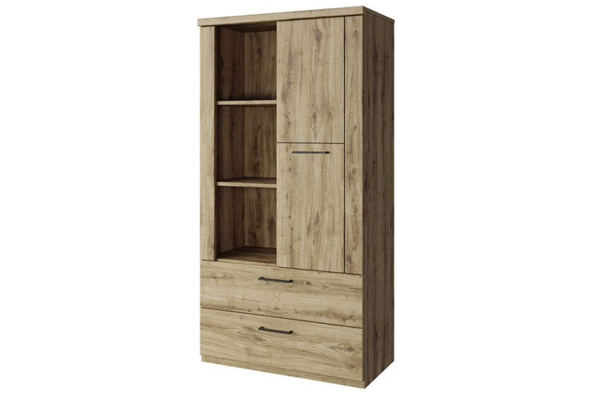 DOORSET, Шкаф 1D2S3N. Цвет ДУБ НАВАРРА DOORSET, Шкаф 1D2S3N. Цвет ДУБ НАВАРРА