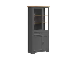 Шкаф с витриной Жасмин REG1W2D1S с подсветкой