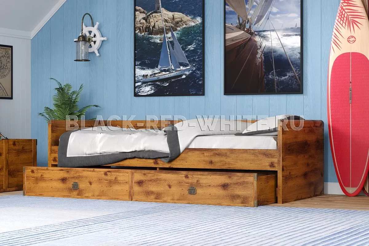 Кровать Индиана JLOZ1S/90 дуб саттер Кровать Индиана JLOZ1S/90 дуб саттер