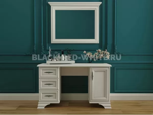 Зеркало Кентаки LUS/90 белый