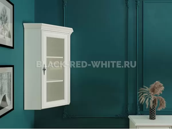 Шкаф верхний с витриной Кентаки NADN1W белый Шкаф верхний с витриной Кентаки NADN1W белый