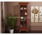 Шкаф с витриной Кентаки REG1W1S каштан