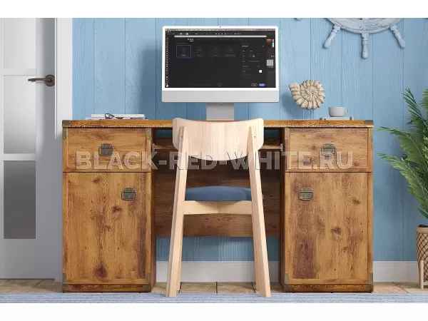 Стол письменный Индиана JBIU2D2S дуб саттер
