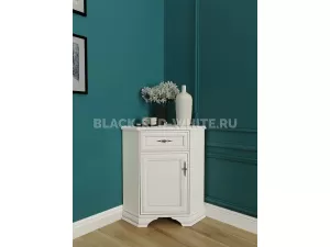Тумба Кентаки KOMN1D1S/L угловая белый