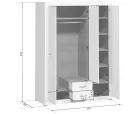 Шкаф Мальта SZF3D2S