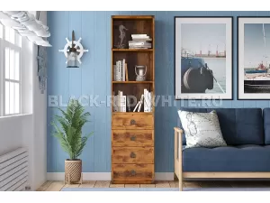 Стеллаж Индиана JREG4SO/50 дуб саттер
