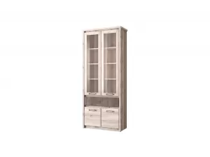 Шкаф с витриной Джаз 2V2D1S