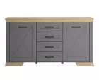 Тумба-комод Марсель KOM2D4S дымчатый алмаз Тумба-комод Марсель KOM2D4S дымчатый алмаз